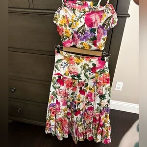 Floral Print Women’s Two Piece Co-ord